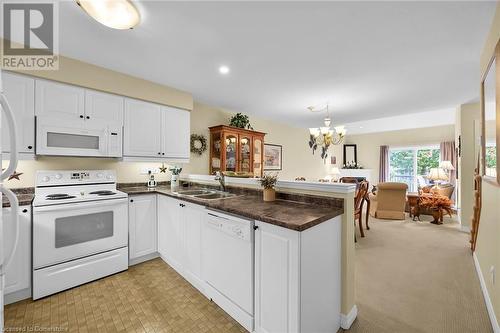 69 Mapleleaf Trail, Glanbrook, ON - Indoor Photo Showing Kitchen With Double Sink