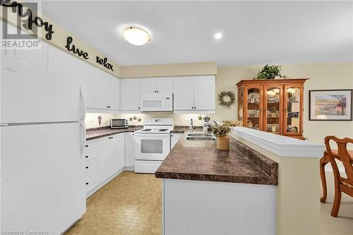 69 Mapleleaf Trail, Glanbrook, ON - Indoor Photo Showing Kitchen With Double Sink