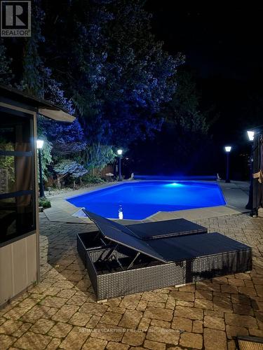 16 Noble Kirk Drive, Hamilton, ON - Outdoor With In Ground Pool