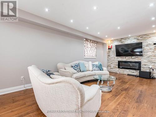 5875 Chessman Court, Mississauga, ON - Indoor Photo Showing Living Room With Fireplace