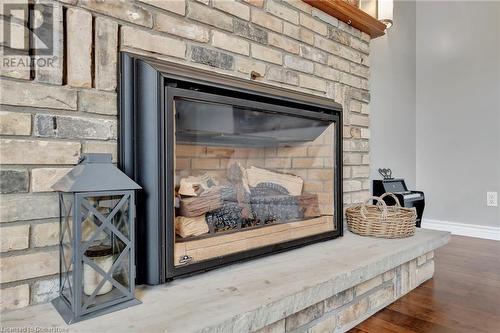 53 Rolling Acres Drive, Kitchener, ON - Indoor With Fireplace