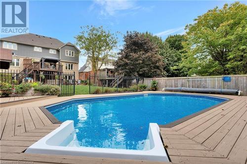 53 Rolling Acres Drive, Kitchener, ON - Outdoor With In Ground Pool With Deck Patio Veranda With Backyard