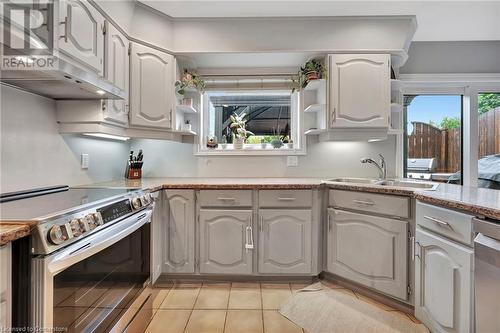 53 Rolling Acres Drive, Kitchener, ON - Indoor Photo Showing Kitchen With Double Sink With Upgraded Kitchen