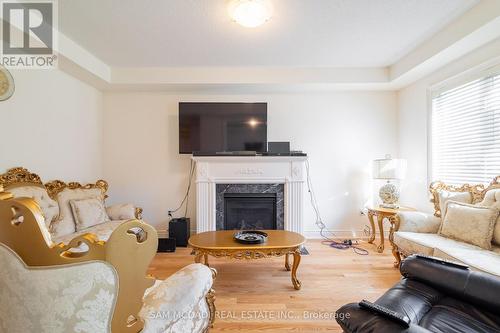 19 Conductor Avenue, Whitchurch-Stouffville, ON - Indoor Photo Showing Living Room With Fireplace