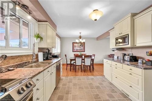 221 Mackenzie Crescent, Caledonia, ON - Indoor Photo Showing Kitchen With Double Sink