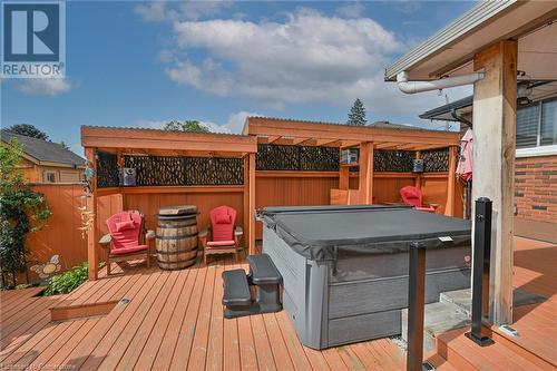 221 Mackenzie Crescent, Caledonia, ON - Outdoor With Deck Patio Veranda With Exterior