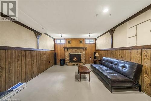 50 Golden Orchard Drive, Hamilton, ON - Indoor Photo Showing Other Room With Fireplace