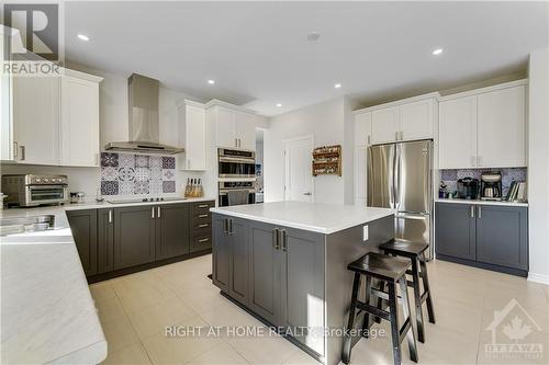 527 Albert Boyd, Ottawa, ON - Indoor Photo Showing Kitchen With Stainless Steel Kitchen With Upgraded Kitchen