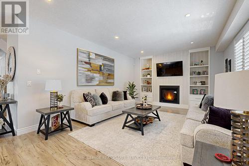 370 Masters Drive, Woodstock, ON - Indoor Photo Showing Living Room With Fireplace