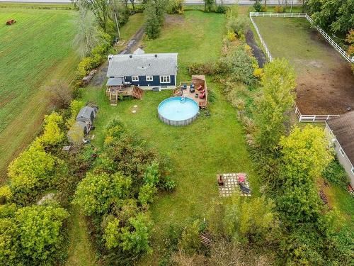 Overall view - 2596 Route 219, Saint-Jean-Sur-Richelieu, QC - Outdoor With Above Ground Pool With View