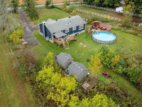 Overall view - 2596 Route 219, Saint-Jean-Sur-Richelieu, QC - Outdoor With Above Ground Pool With View