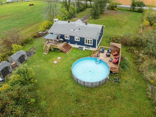 Overall view - 2596 Route 219, Saint-Jean-Sur-Richelieu, QC - Outdoor With Above Ground Pool With Backyard