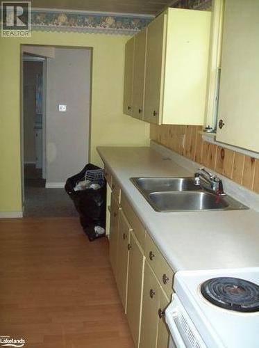 29 Railway Street, Georgian Bay Twp, ON - Indoor Photo Showing Kitchen With Double Sink