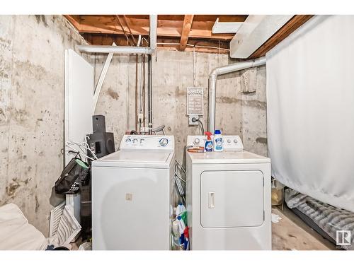 9E Clareview Vg Nw, Edmonton, AB - Indoor Photo Showing Laundry Room