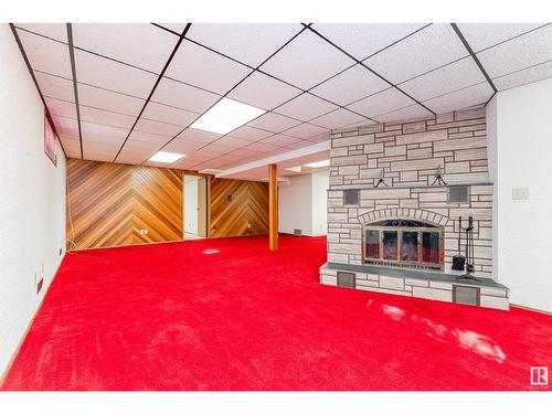 2308 113 St Nw, Edmonton, AB - Indoor Photo Showing Other Room With Fireplace