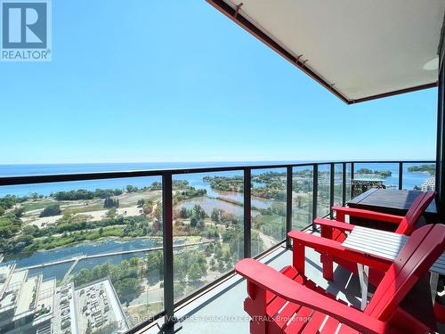 2118 - 30 Shore Breeze Drive, Toronto, ON -  With Body Of Water With View With Exterior