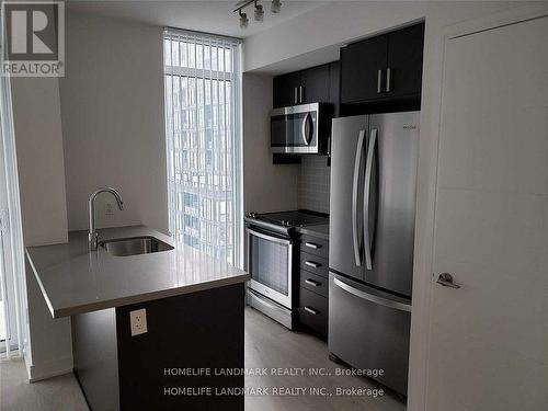 1701 - 50 Wellesley Street E, Toronto, ON - Indoor Photo Showing Kitchen With Stainless Steel Kitchen