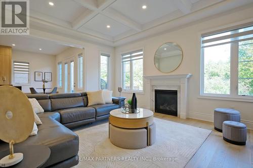 175 Steam Whistle Drive, Whitchurch-Stouffville, ON - Indoor Photo Showing Living Room With Fireplace