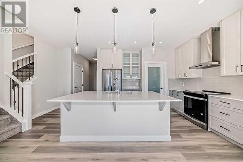 336 Beltmont Park Sw, Calgary, AB - Indoor Photo Showing Kitchen With Stainless Steel Kitchen With Upgraded Kitchen