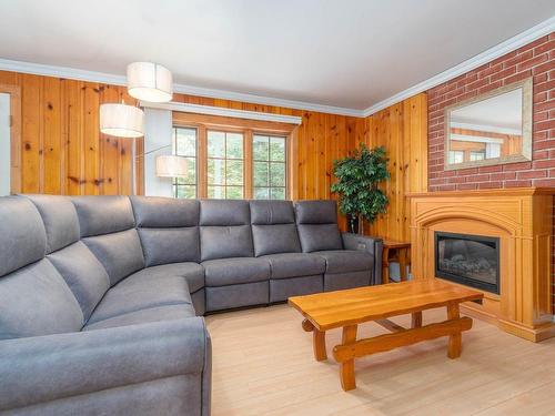 Salon - 1091 Ch. Du Lac-Paquet E., Rivière-Rouge, QC - Indoor Photo Showing Living Room With Fireplace