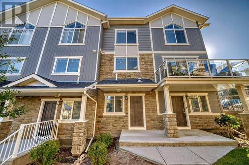 109 Evanston Manor Nw, Calgary, AB - Outdoor With Balcony With Facade