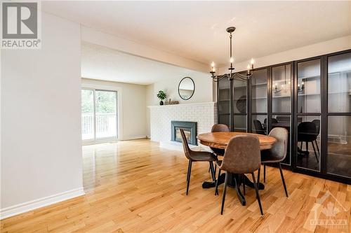 10 Lindhurst Crescent, Ottawa, ON - Indoor Photo Showing Dining Room With Fireplace