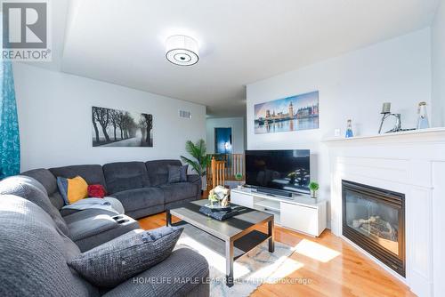 78 Pauline Crescent, Brampton, ON - Indoor Photo Showing Living Room With Fireplace