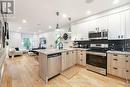 99 Francis Street, Hamilton, ON  - Indoor Photo Showing Kitchen With Upgraded Kitchen 