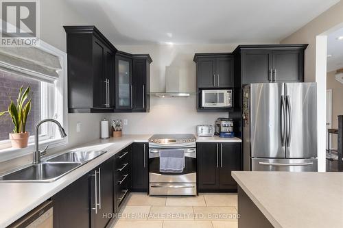 118 Painter Terrace, Hamilton, ON - Indoor Photo Showing Kitchen With Double Sink With Upgraded Kitchen