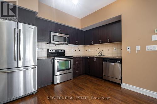 218 - 5 Richgrove Drive, Toronto, ON - Indoor Photo Showing Kitchen With Stainless Steel Kitchen