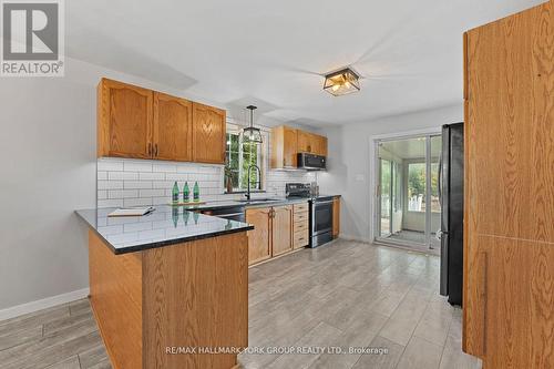 181 Moores Beach Road, Georgina, ON - Indoor Photo Showing Kitchen With Double Sink