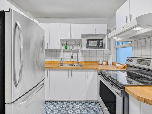 391 Kingston Rd, Toronto, ON - Indoor Photo Showing Kitchen With Double Sink