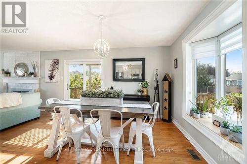 148 Charles Street, Arnprior, ON - Indoor Photo Showing Dining Room With Fireplace