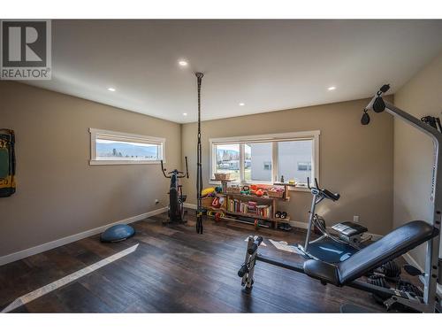 1505 Britton Road, Summerland, BC - Indoor Photo Showing Gym Room