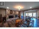 1505 Britton Road, Summerland, BC  - Indoor Photo Showing Living Room With Fireplace 