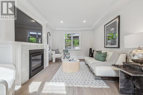 317 Guelph Line, Burlington, ON - Indoor Photo Showing Living Room With Fireplace