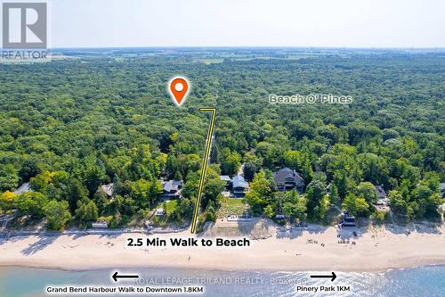 10342 Beach O' Pines Road, Lambton Shores (Grand Bend), ON - Outdoor With Body Of Water With View