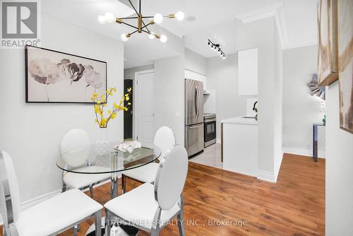 201 - 2 Clairtrell Rd Road, Toronto, ON - Indoor Photo Showing Dining Room