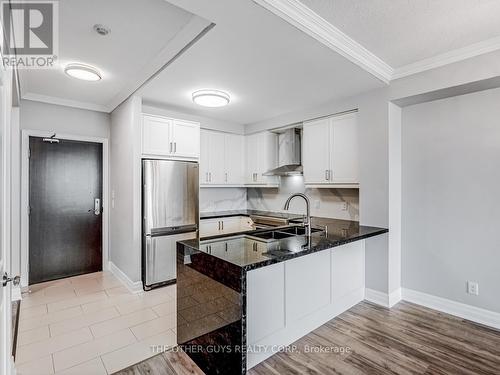 2103 - 100 John Street, Brampton, ON - Indoor Photo Showing Kitchen With Double Sink