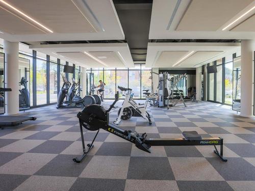 Exercise room - 503-5175 Rue Mackenzie, Montréal (Côte-Des-Neiges/Notre-Dame-De-Grâce), QC - Indoor Photo Showing Gym Room