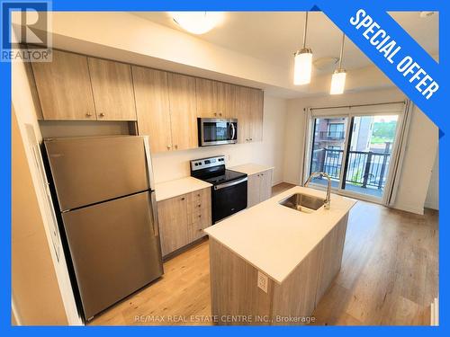 F 14 - 20 Palace Street, Kitchener, ON - Indoor Photo Showing Kitchen With Stainless Steel Kitchen With Double Sink