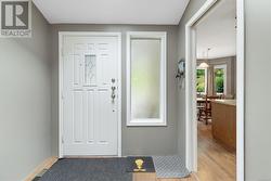 Entryway featuring light hardwood / wood-style floors - 