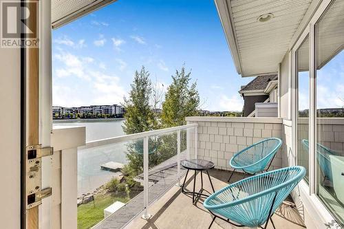 Sun Deck Off The Primary - 111 Mahogany Bay Se, Calgary, AB - Outdoor With Exterior