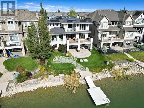 111 Mahogany Bay Se, Calgary, AB - Outdoor With Body Of Water With Facade