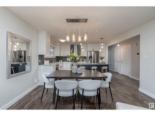 10213 75 St Nw, Edmonton, AB - Indoor Photo Showing Dining Room