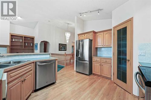 181 Hamptons Green Nw, Calgary, AB - Indoor Photo Showing Kitchen With Stainless Steel Kitchen With Double Sink