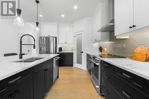 104 Foxborough Place, Thames Centre (Thorndale), ON - Indoor Photo Showing Kitchen With Double Sink With Upgraded Kitchen