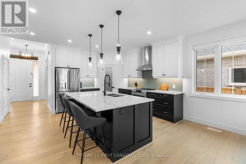 104 Foxborough Place, Thames Centre (Thorndale), ON - Indoor Photo Showing Kitchen With Double Sink With Upgraded Kitchen