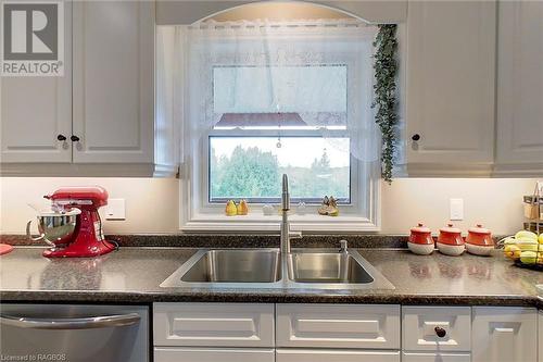 495190 Traverston Road, West Grey, ON - Indoor Photo Showing Kitchen With Double Sink