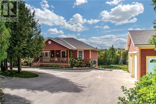 495190 Traverston Road, West Grey, ON - Outdoor With Deck Patio Veranda With Facade